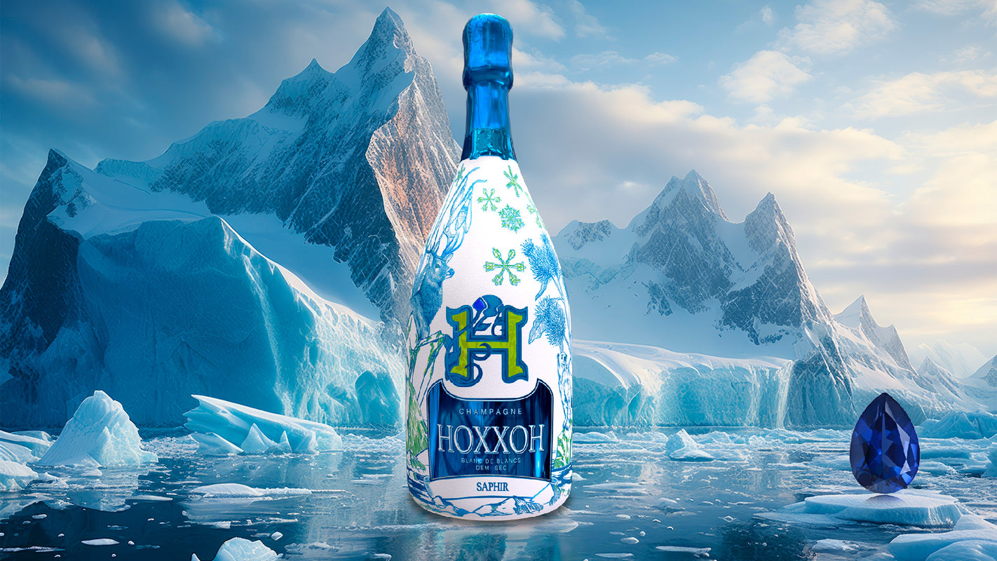 サファイア ドゥミ・セック - 75CL - ルミナスシャンパンボトル – HOXXOH