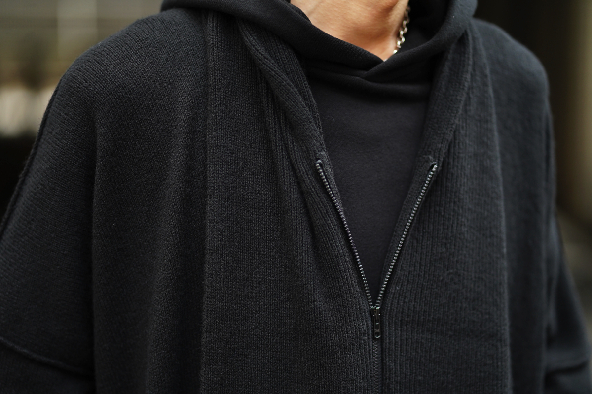 RAGNE KIKAS for YOHJI YAMAMOTO Zip Up Knit | HUES 福岡セレクトショップ