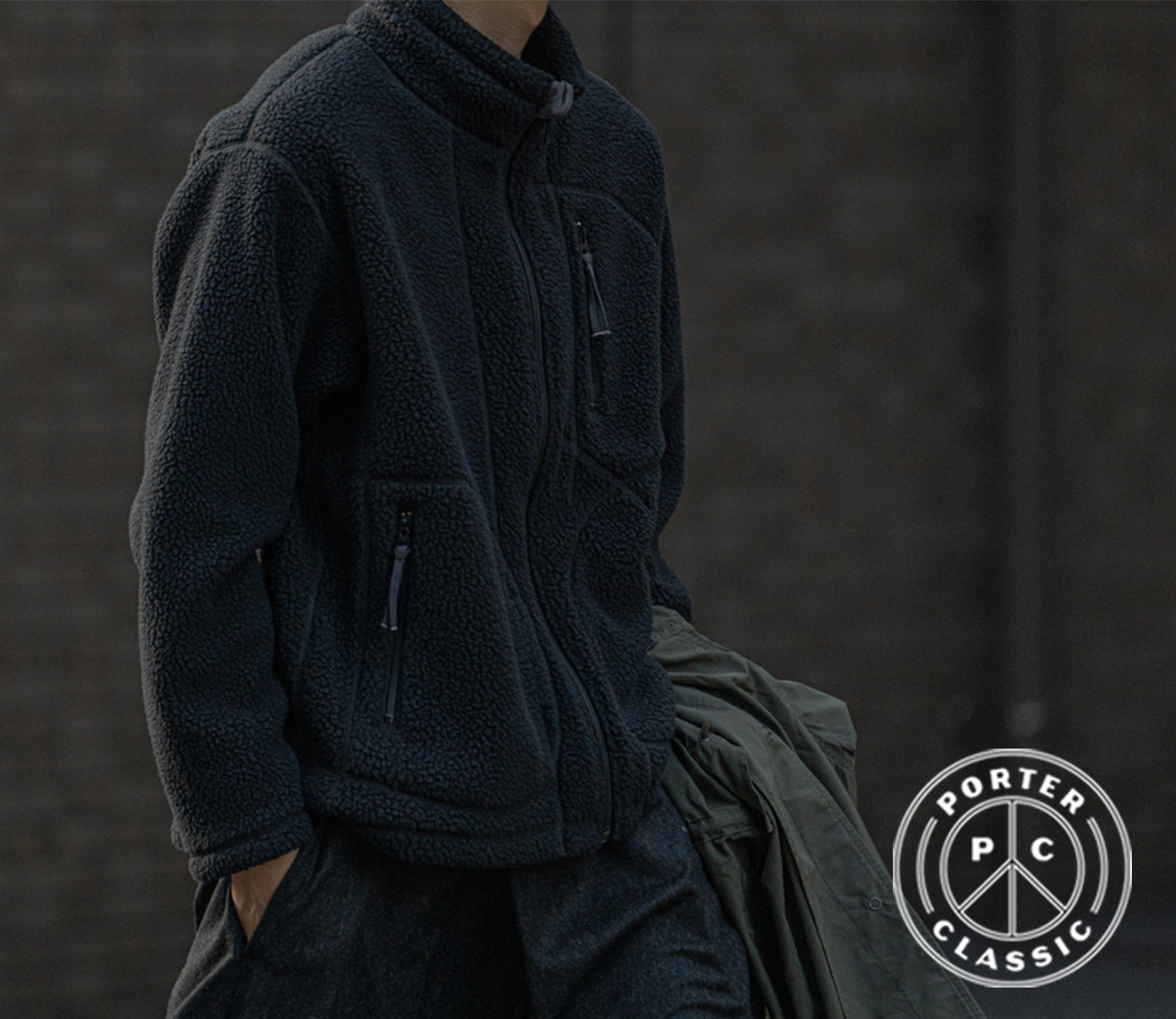 ポータークラシックのフリース ジップアップ ジャケット | HUES 福岡