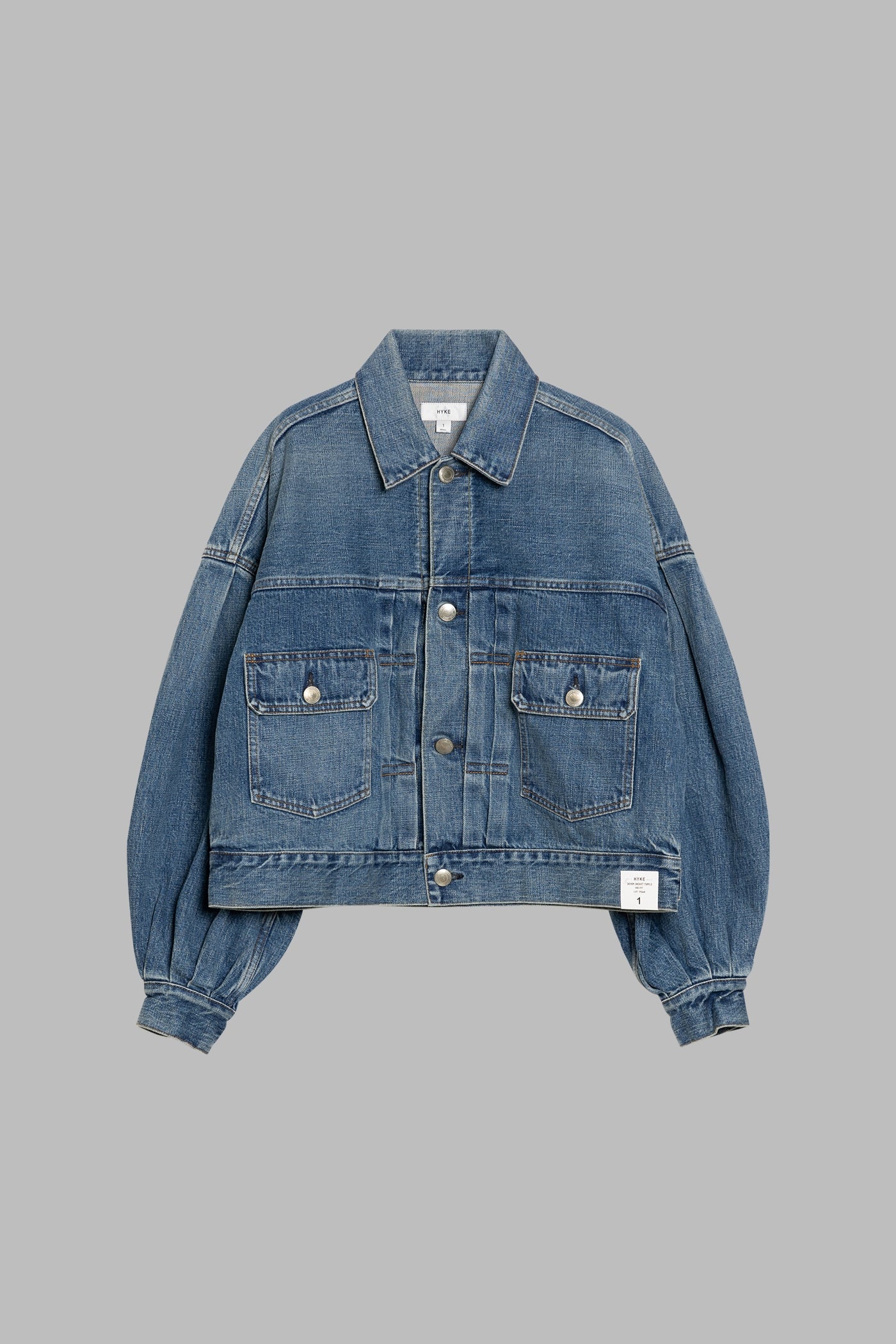 BALLOON SLEEVE DENIM JACKET TYPE 2 – HYKE ONLINE STORE