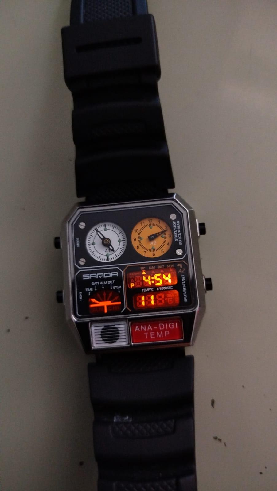 I wanted a Casio, but got a Sanda 3192 instead : r/ChineseWatches