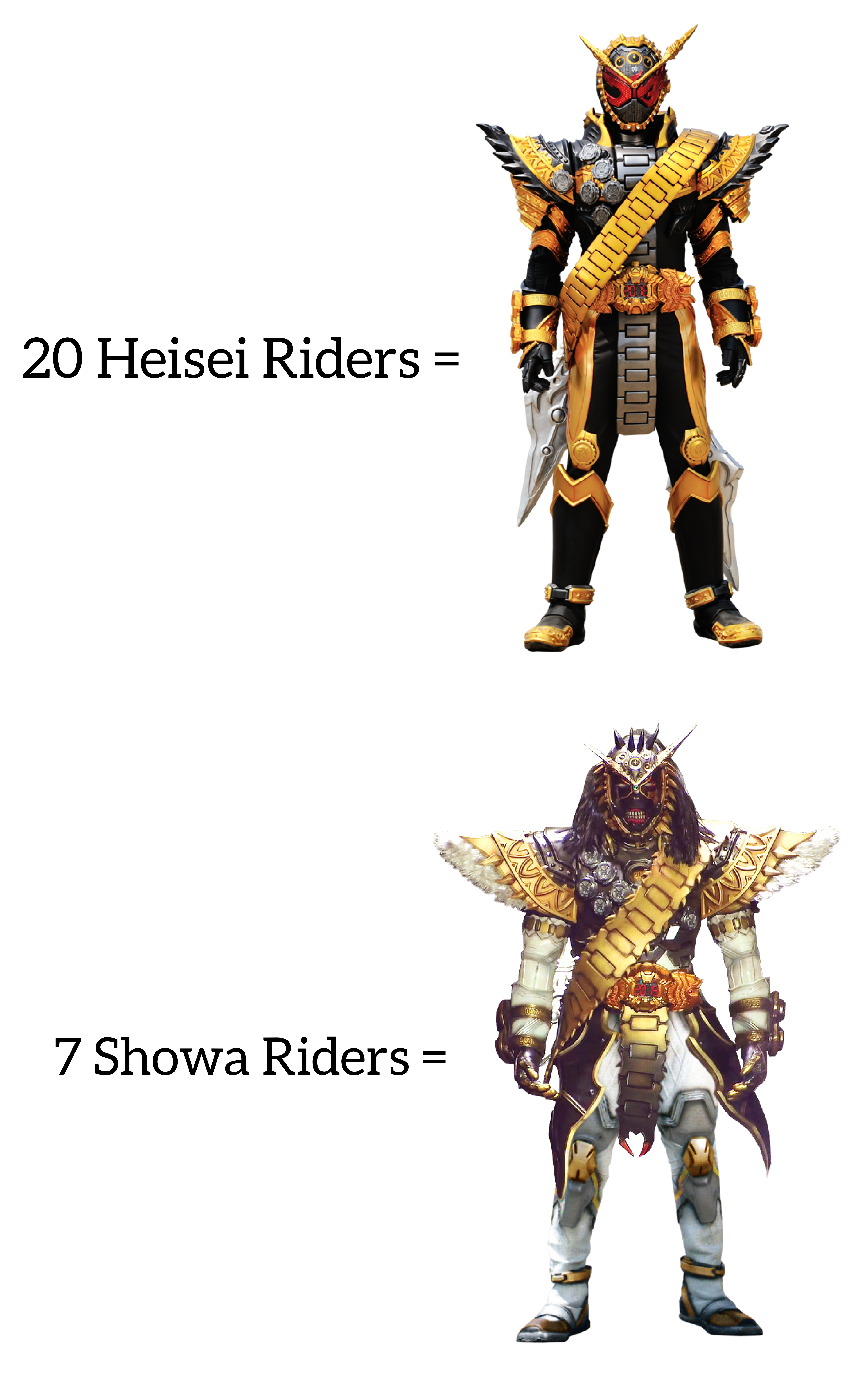 昭和ライダーは、平成＆令和ライダーよりずっと強いのかな？ : r/Tokusatsu