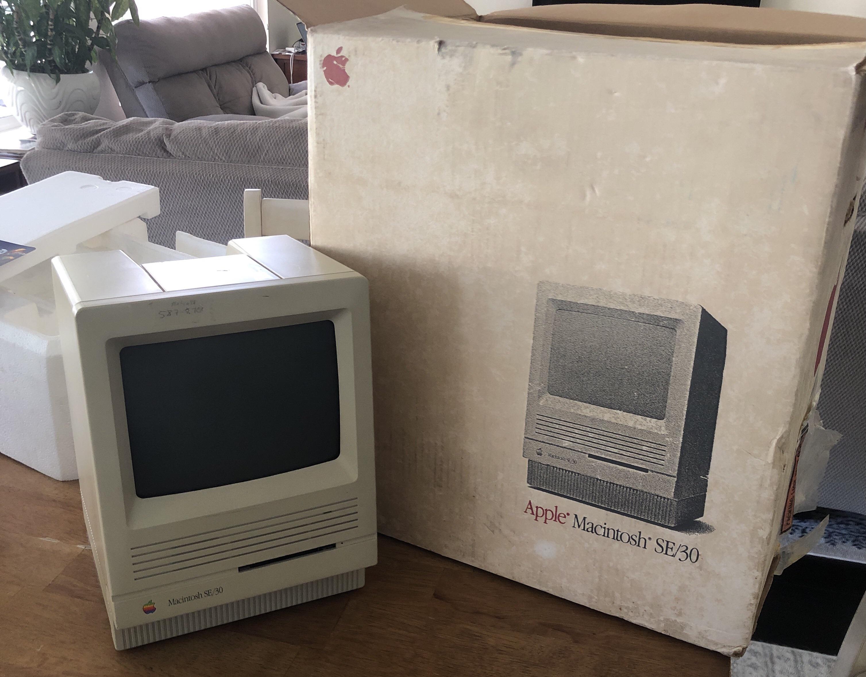 Macintosh SE/30 In original box : r/VintageApple