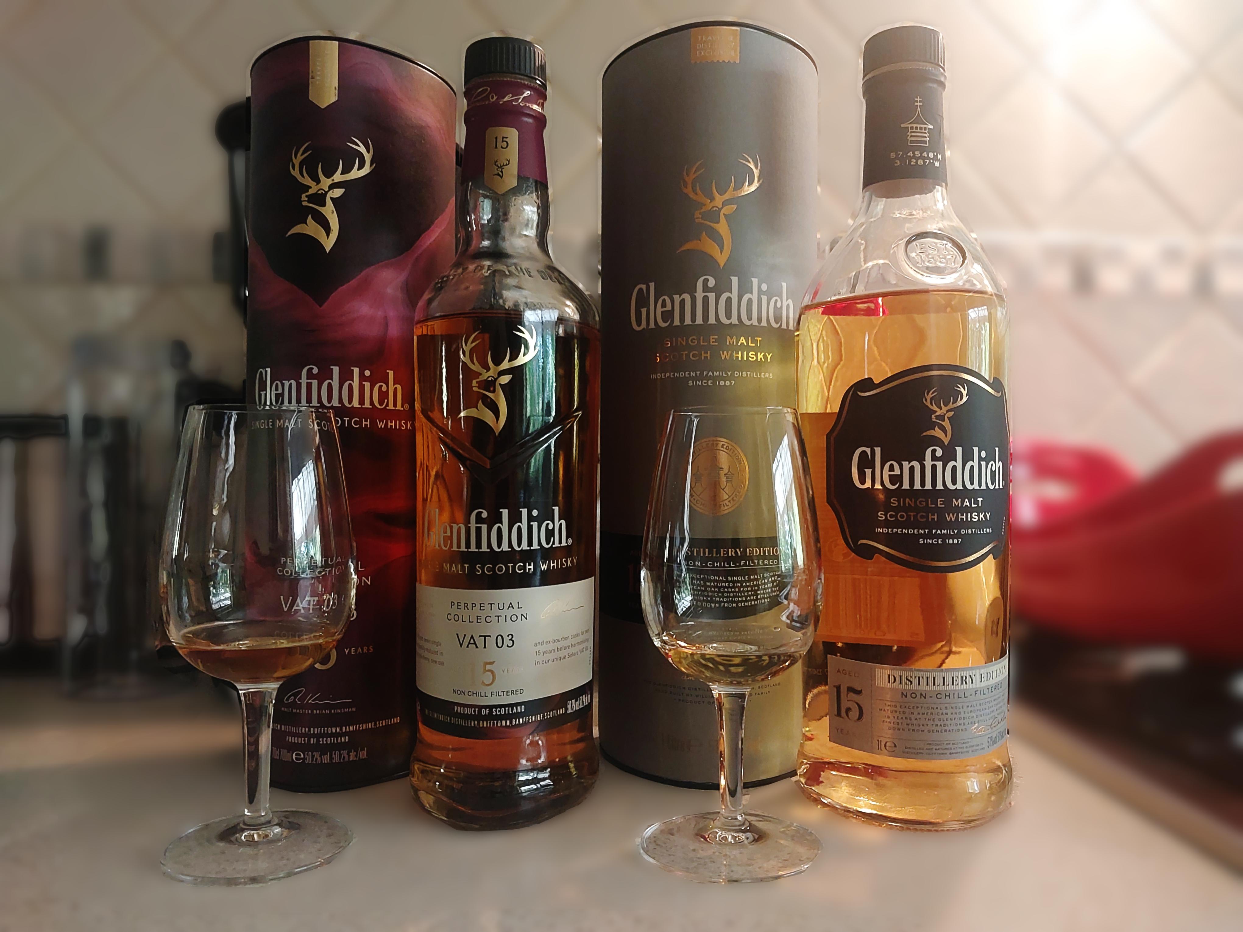 Glenfiddich 15 Distillery Edition vs Glenfiddich 15 VAT 03