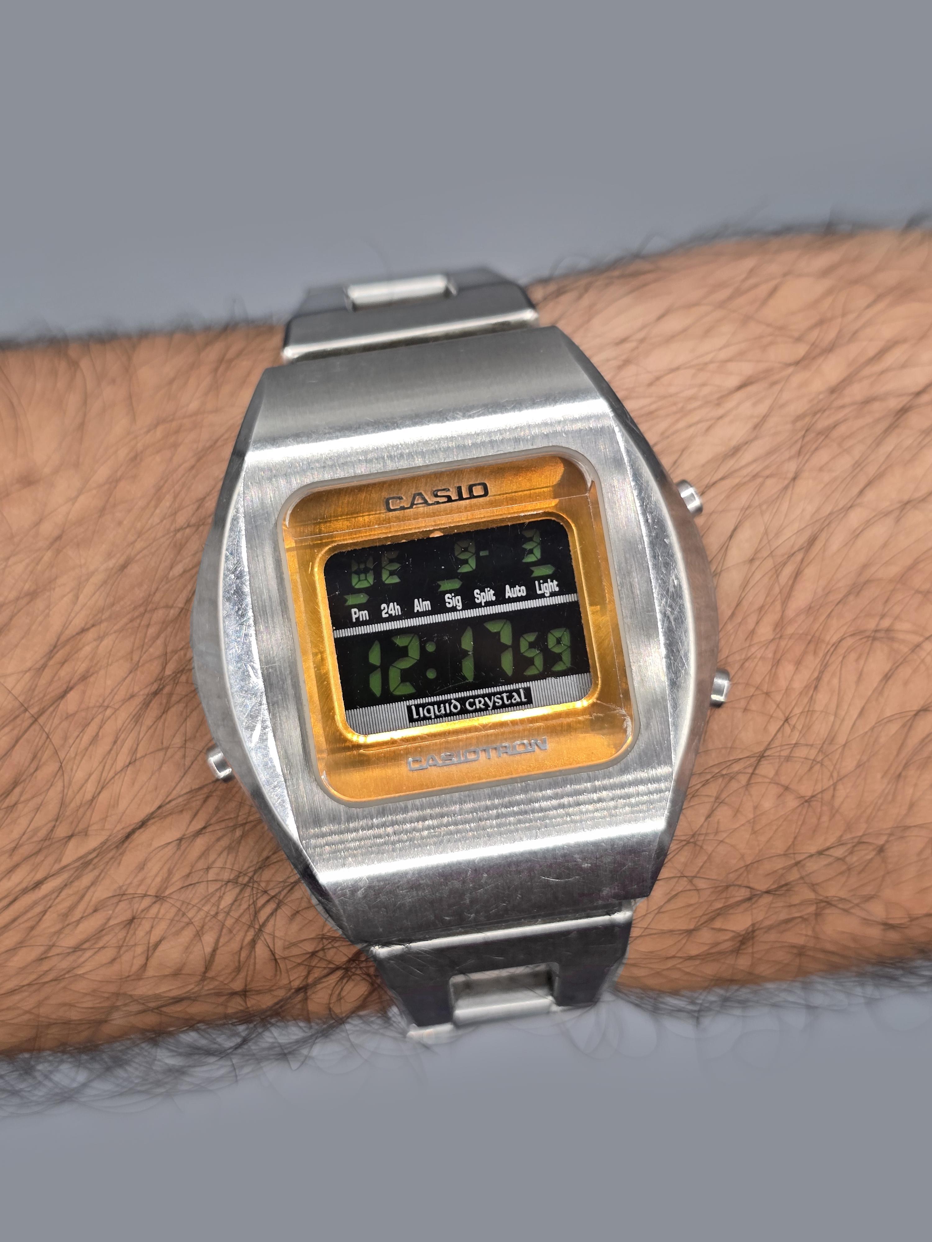 Casio Casiotron TRN-110 LCD Digital Men's Watch – 1976 Japan : r/casio