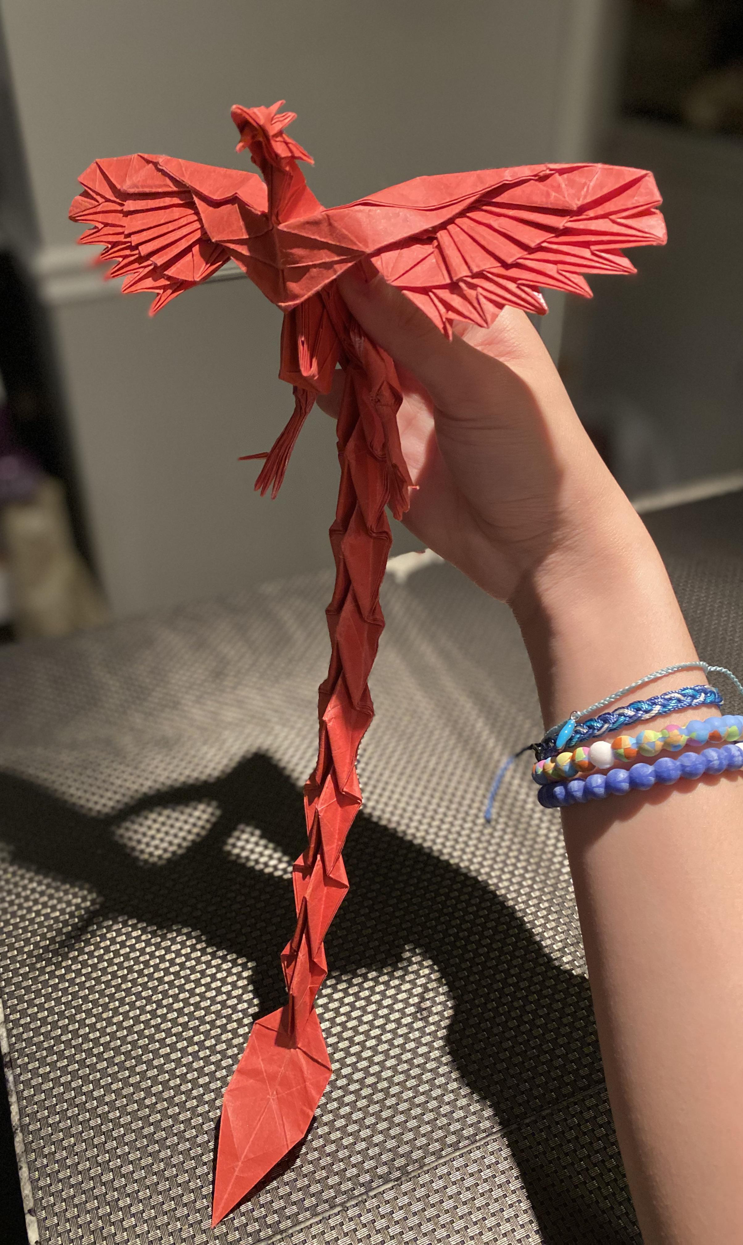 フェニックス3.0、神谷哲史デザイン、俺が折った : r/origami