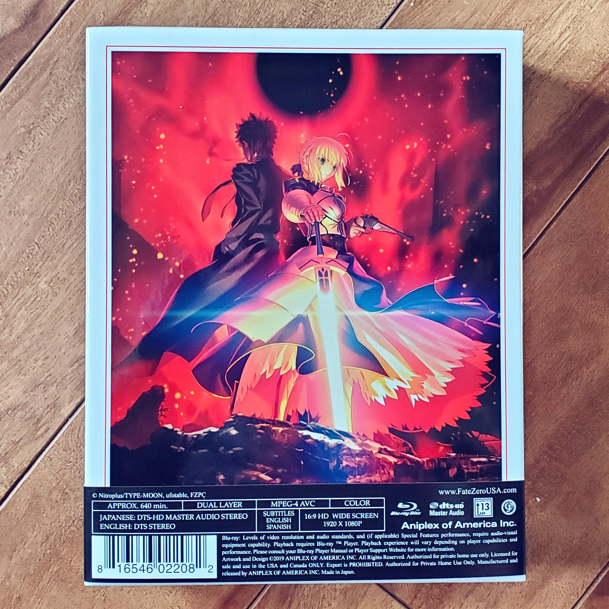 Fate/Zero Complete Blu-Ray Box set : r/AnimeCollectors