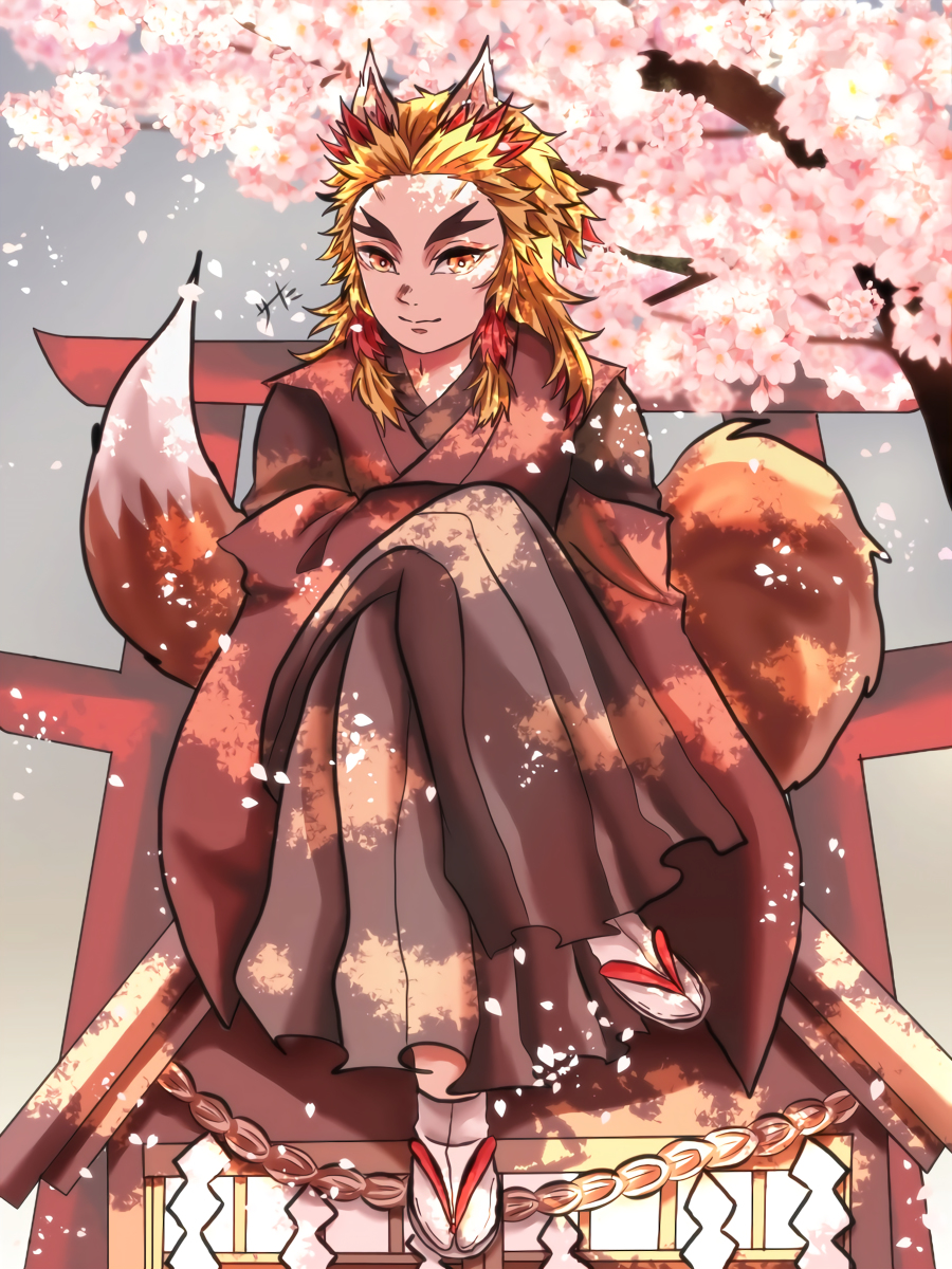 狐 煉獄 杏寿郎 : r/KimetsuNoYaiba