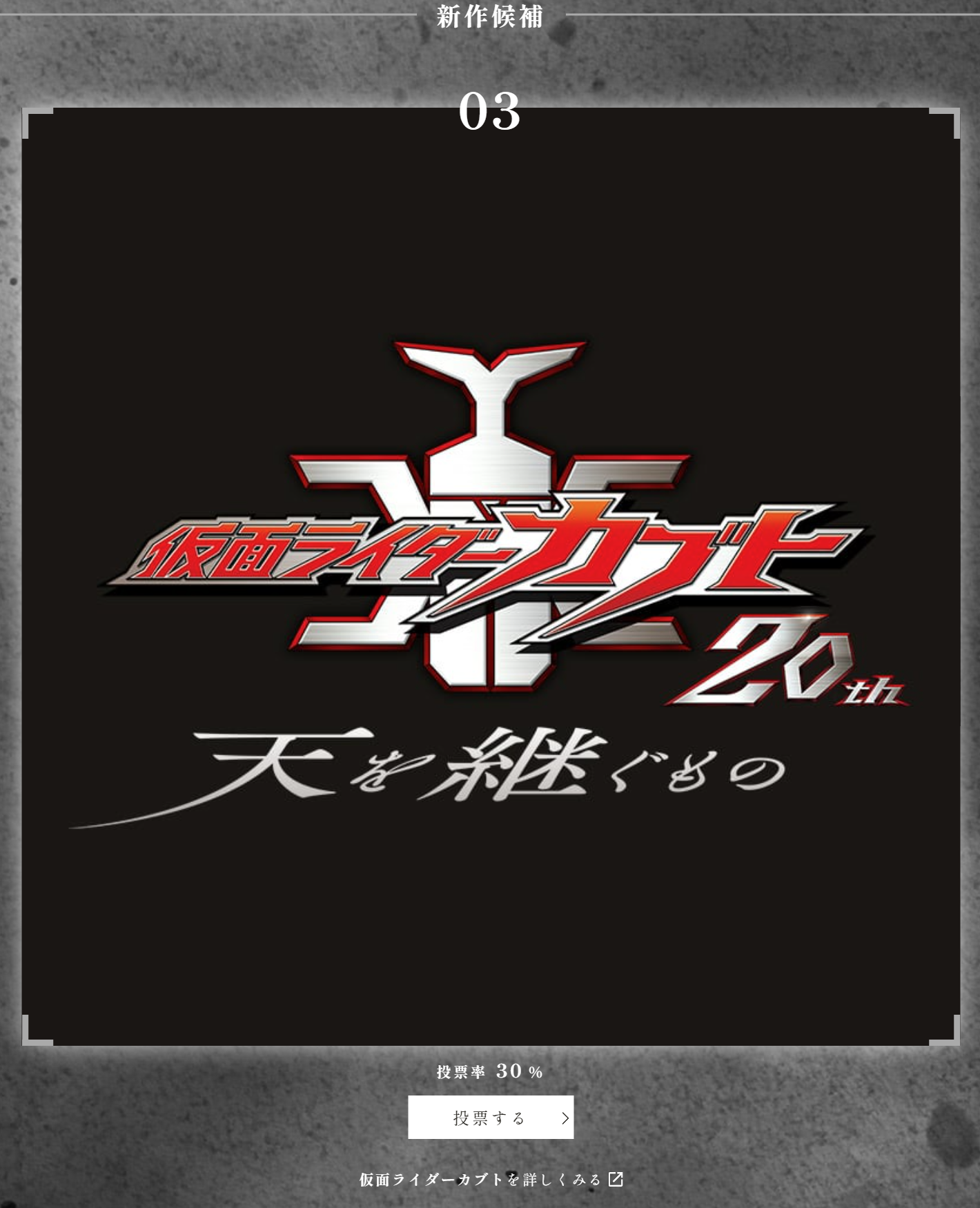 もし水嶋ヒロ/天道総司が実際に役を演じなかったら、カブト20周年記念