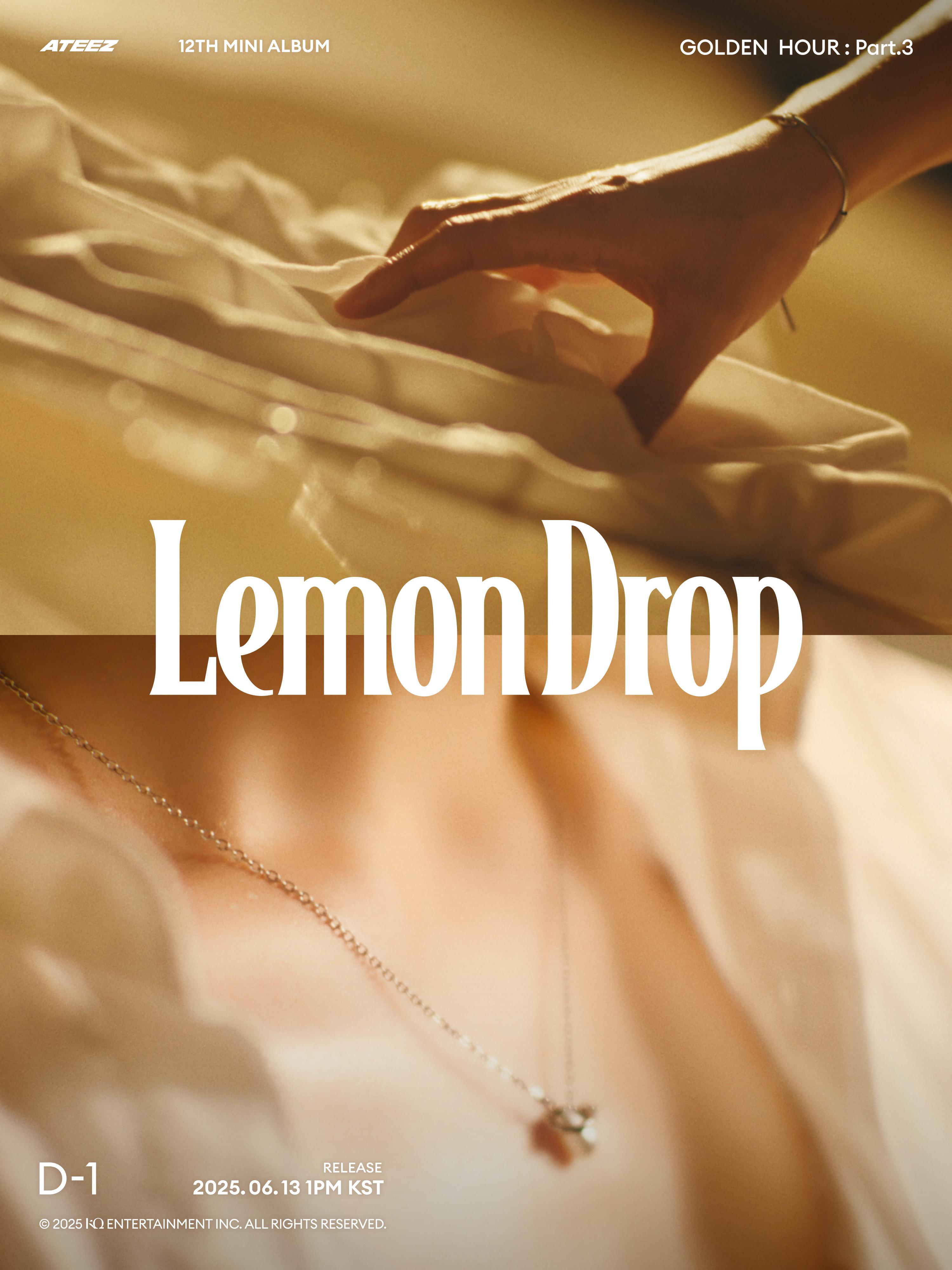 250611 ATEEZ - GOLDEN HOUR : Part.3 | 'Lemon Drop' D-1 Poster