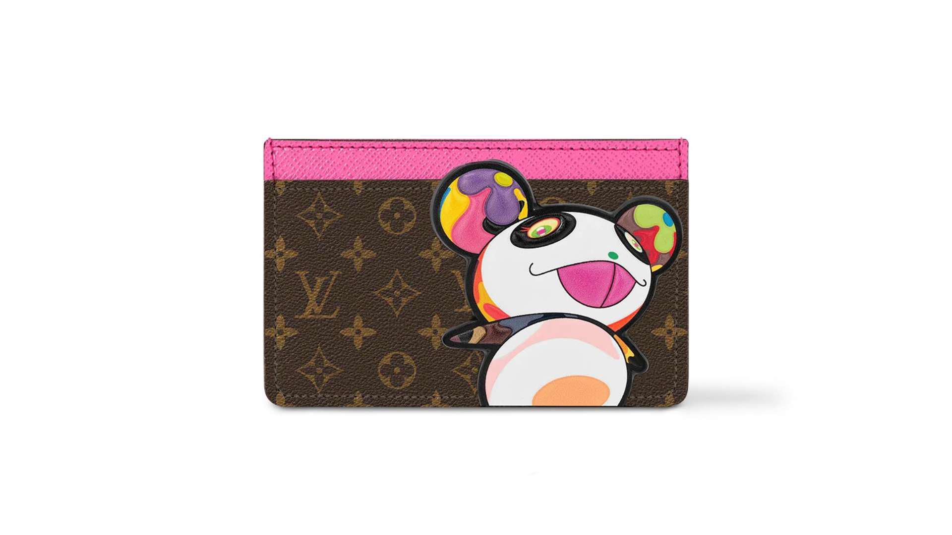 Southeast Asia zone exclusive LV x TM Superflat Panda Card Holder