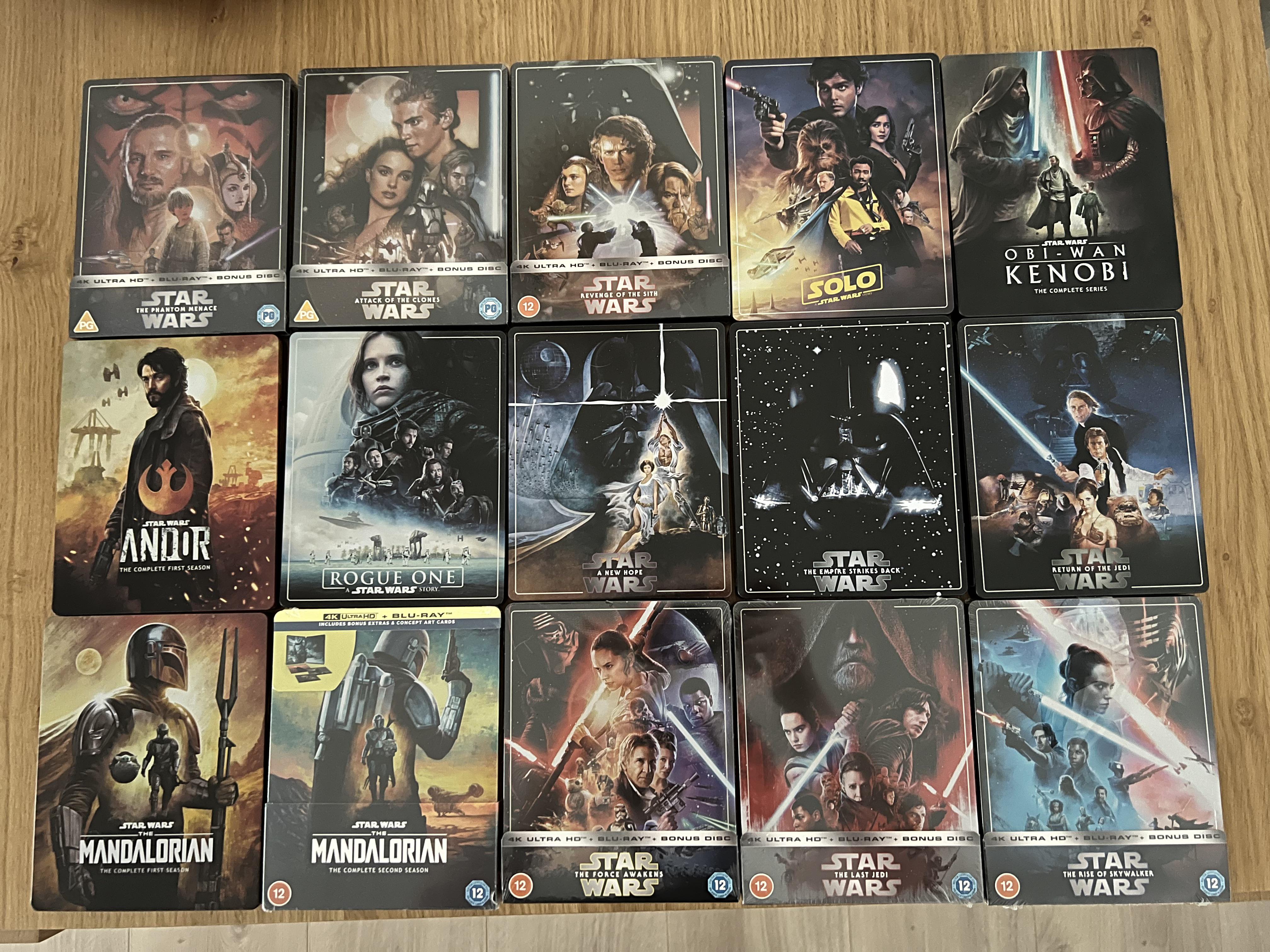 スター・ウォーズ スチールブック 4K コレクション コンプリート (今の