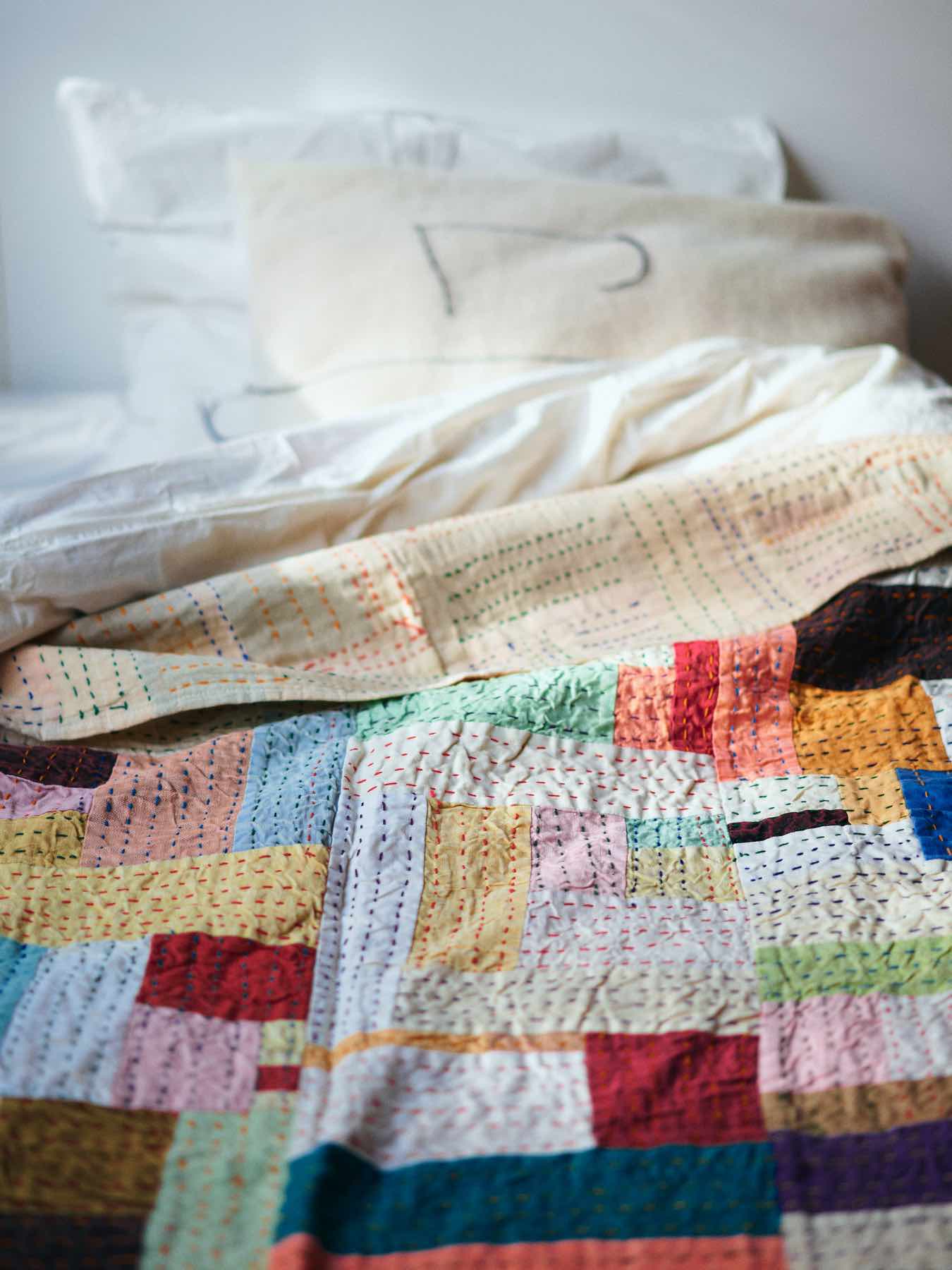 パッチワークカンタキルト2024.2 – Orné de Feuilles