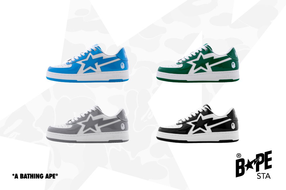 BAPE STA™ ICONにパテントレザーモデルが登場 | bape.com