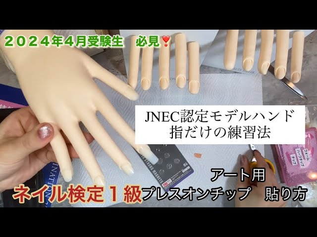 Nail Certification Level 1 [How to Apply Art Tips] JNEC Certified