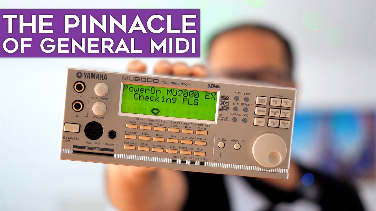 Yamaha MU2000 - the final boss of General MIDI boxes - does it