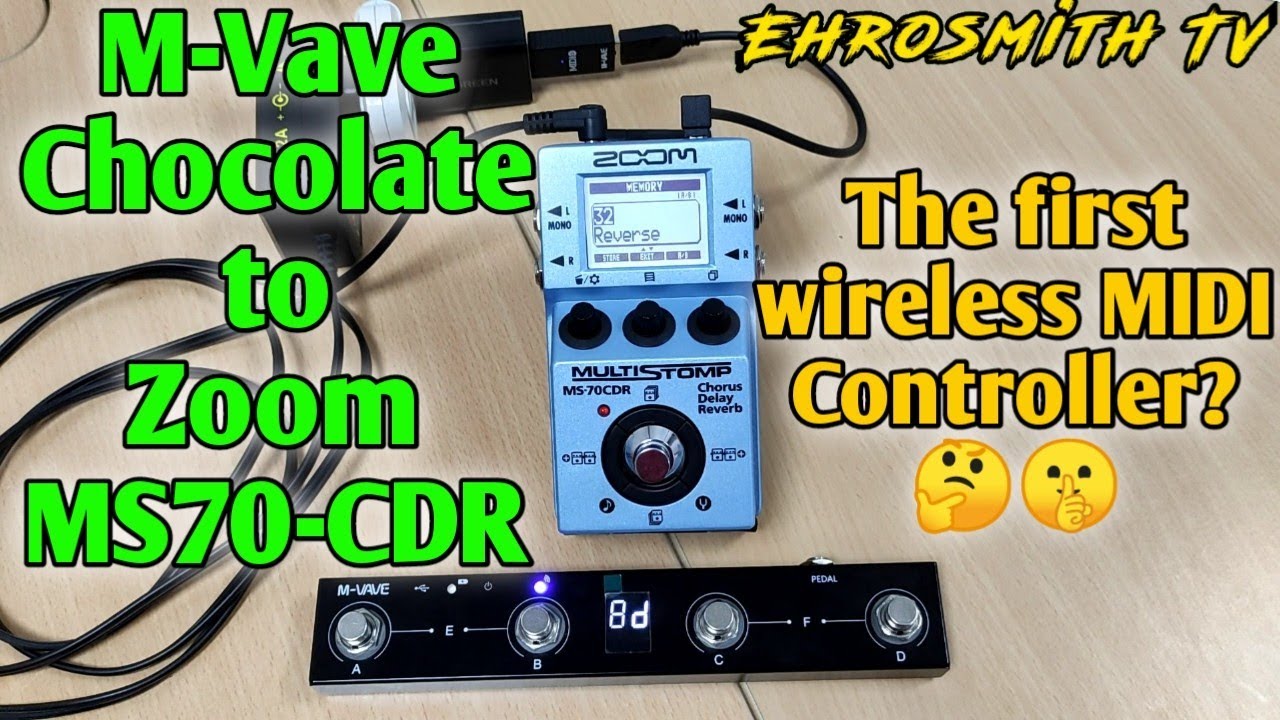 MIDI Controller for Zoom MS-70 CDR Demo | M-Vave Chocolate to Zoom