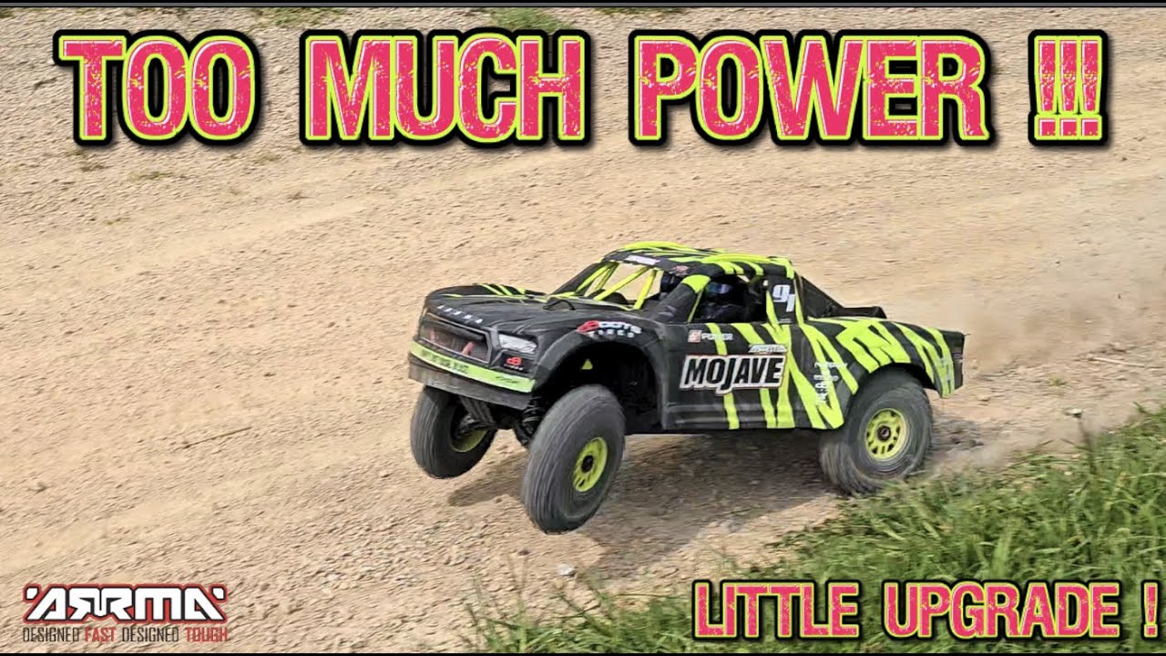 ARRMA MOJAVE V2 6S TAKES OFF WOW - YouTube