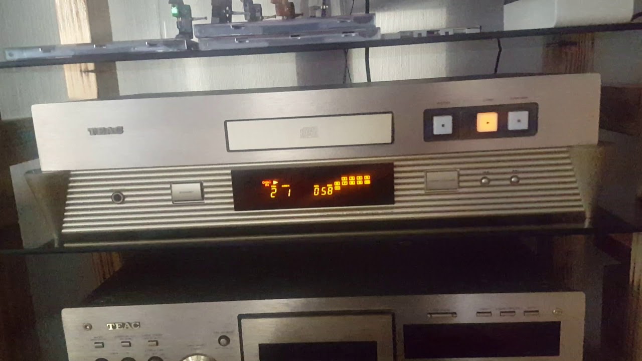 Teac cd-5 cd player - YouTube
