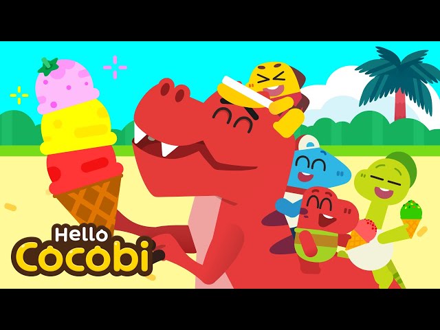 Tyrannosaurus Rex's Ice Cream🦖Kids Song & Nursery Rhymes | Hello