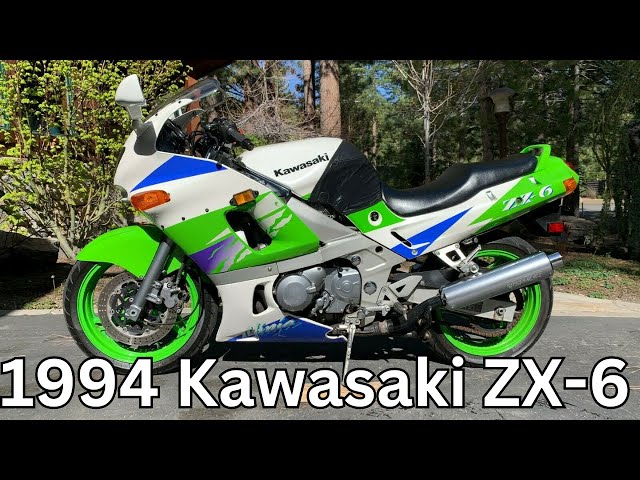 My 1994 Kawasaki Ninja ZX6 - YouTube