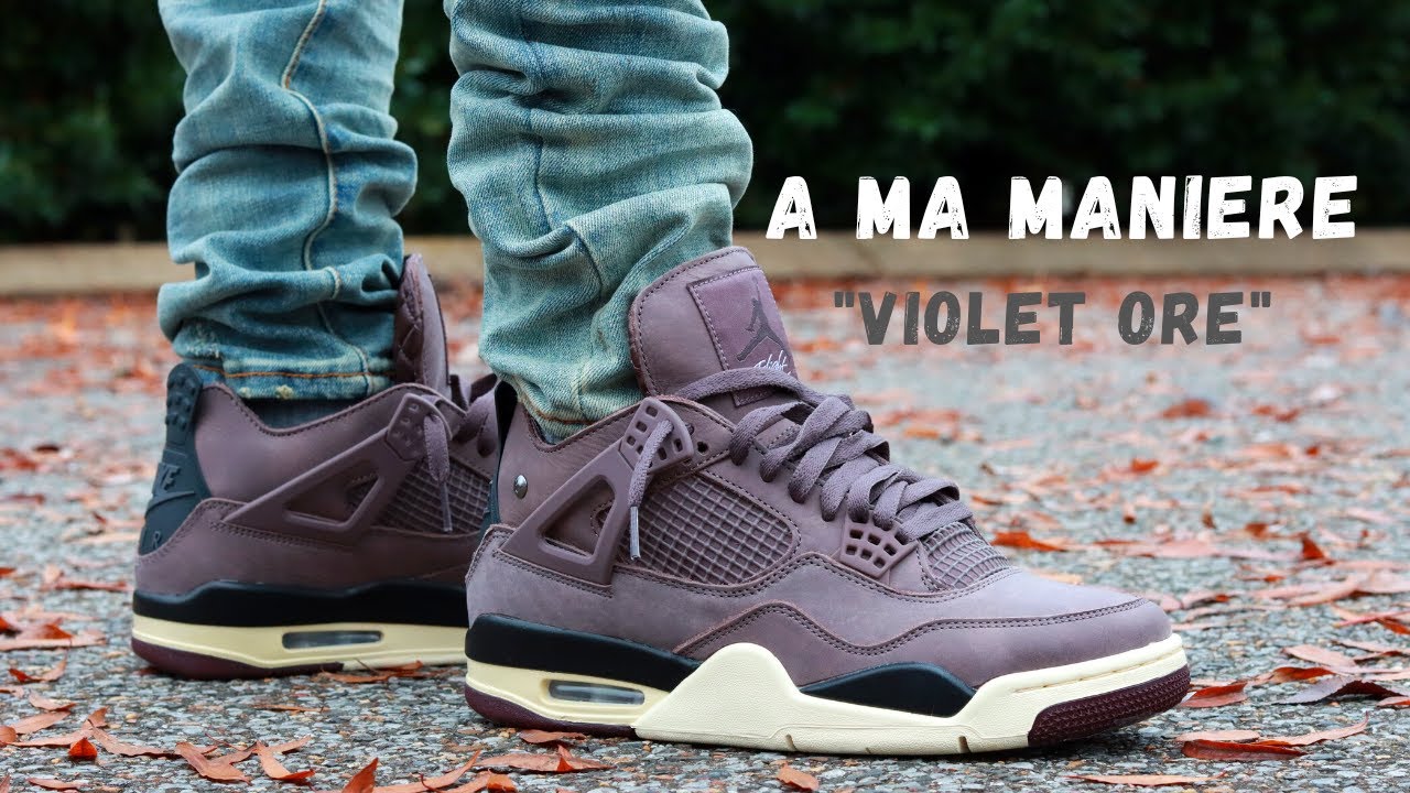 CRAZY SIZING!! Air Jordan 4 A MA MANIERE 