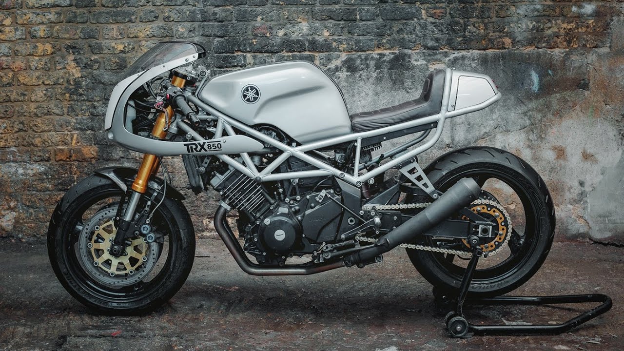 Yamaha TRX850 Cafe Racer - YouTube