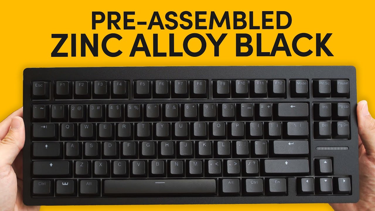 Unboxing: Wooting 80HE - Zinc Alloy Black (ANSI) - YouTube