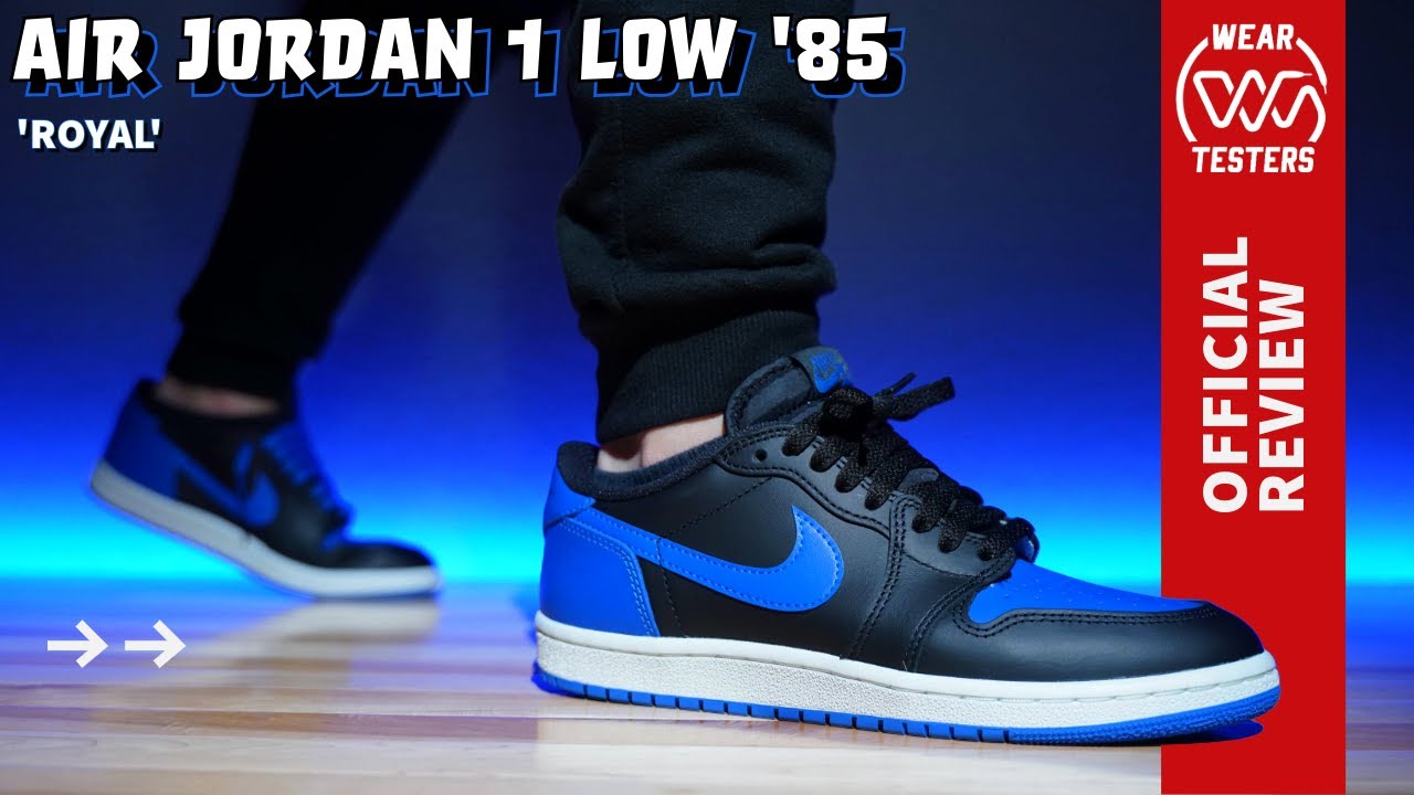 Air Jordan 1 Low 85 Royal - YouTube