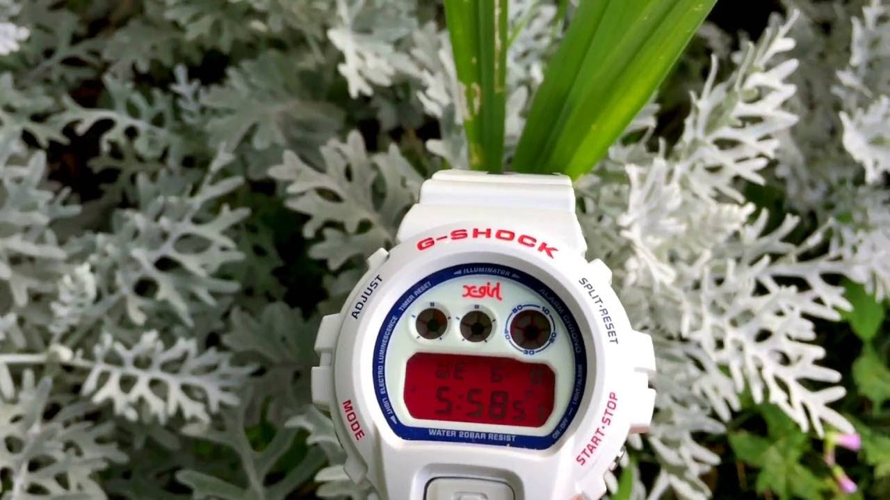 G-Shock DW-6900FS X-GIRL collaboration (unboxing/review) - YouTube