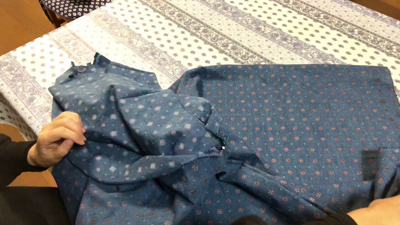 簡単 型紙なし 素人が作るガウチョパンツ😁♪Make pants without