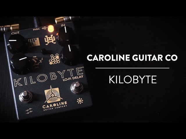 Caroline Guitar Company - Kilobyte Lo-Fi Delay Demo - YouTube