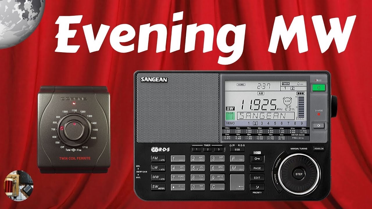 Sangean's ATS-909X & C.Crane's Twin Coil Evening MW - YouTube
