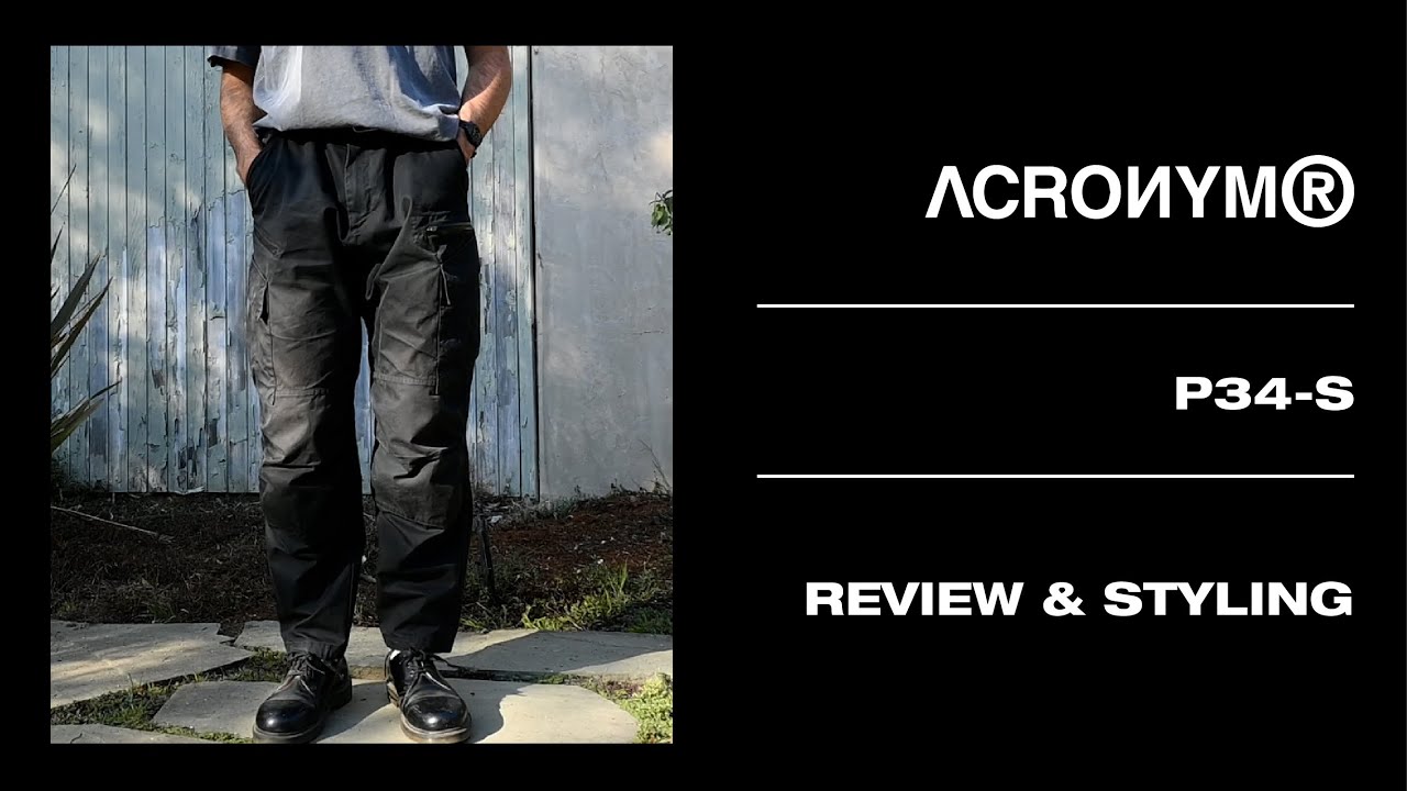 ACRONYM P31A-DS Review & Styling - YouTube