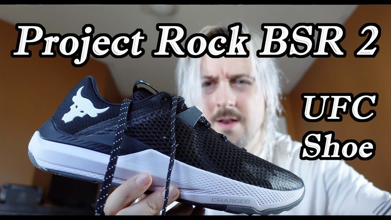 Project rock BSR 2 Under Armour UFC Sneaker Sizing And Review