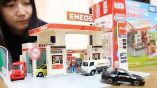 トミカタウン エネオス ガソリンスタンド - YouTube