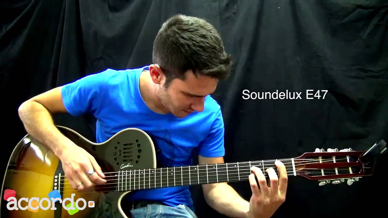 Godin Multiac Steel Duet Ambiance - YouTube