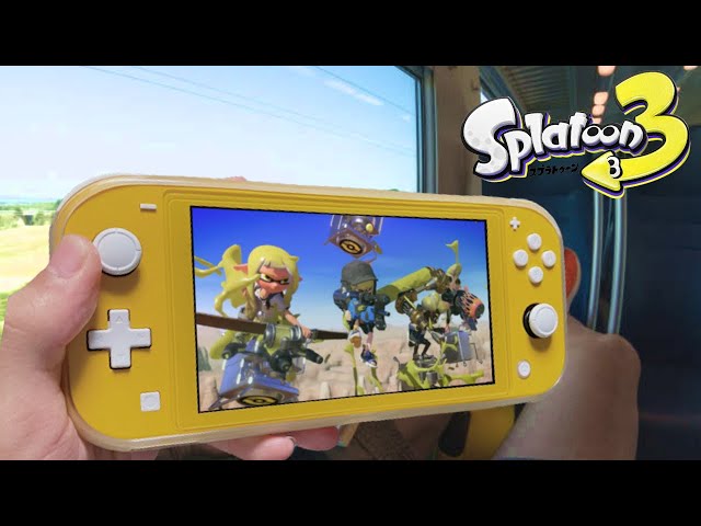 I played Splatoon 3 on the Switch Lite and it was so much fun lol