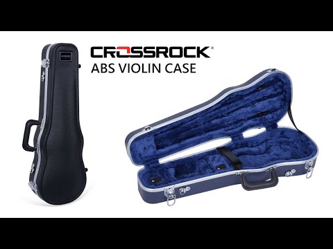 ABS 4/4 Full Size Violin Case - Shaped | Crossrock
