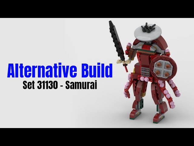 How to build 31130 Alternate Build Samurai Lego MOC Tutorial - YouTube