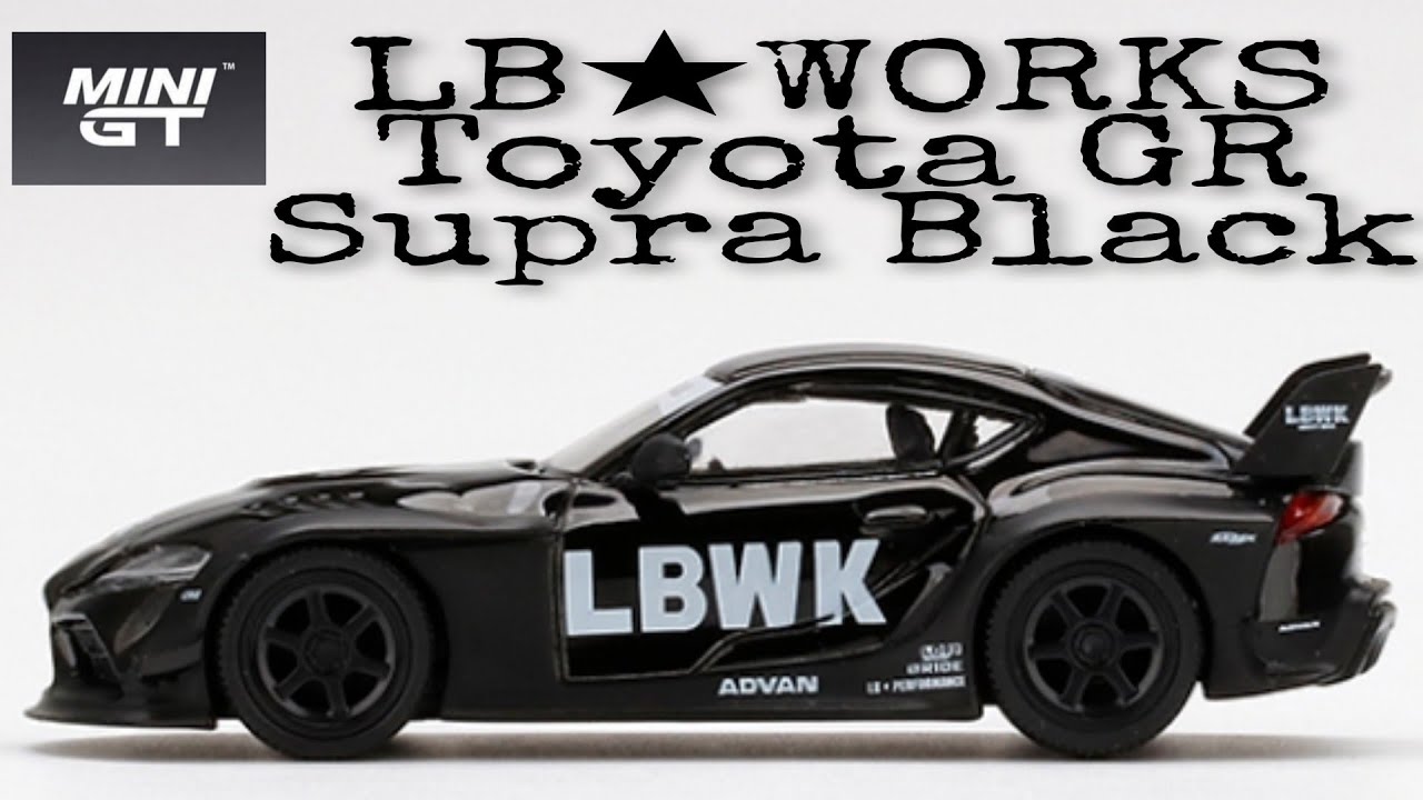MINI GT LB-WORKS Toyota GR Supra Black / China Exclusive / No. 236