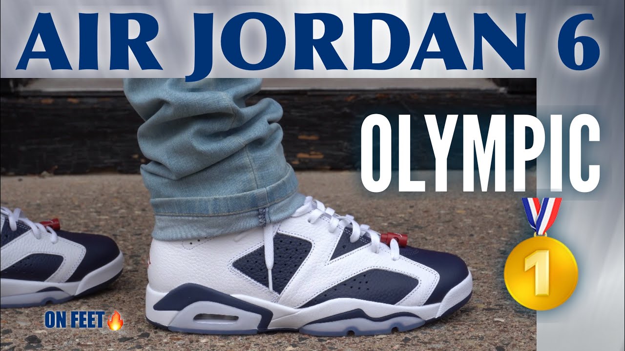WOW! Air Jordan 6 Olympic Review & On Feet - YouTube