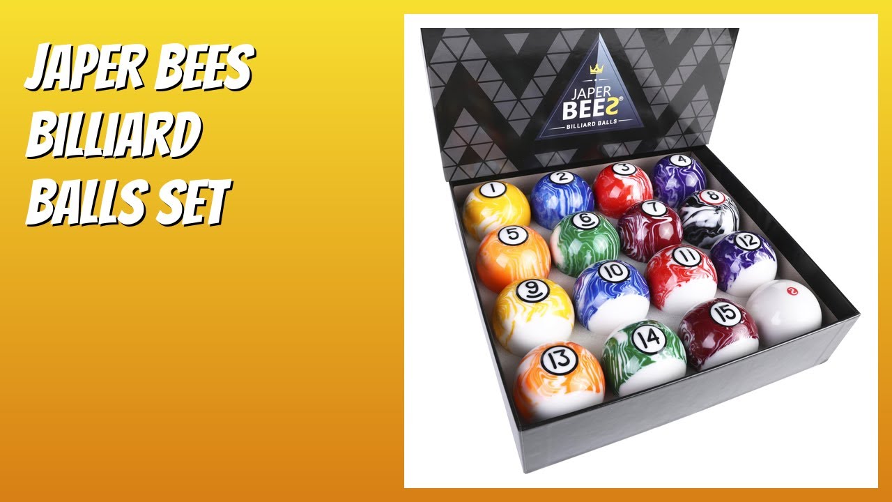 REVIEW (2026): JAPER BEES Billiard Balls Set. Features - YouTube