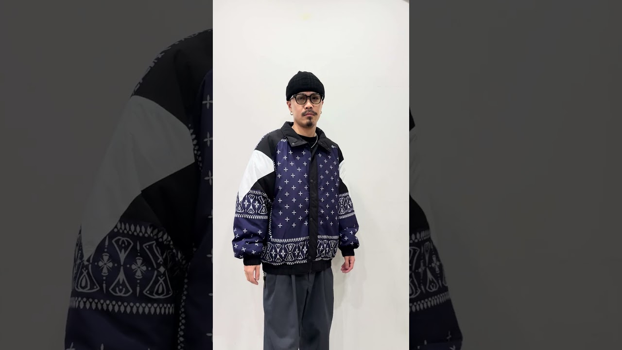 2025.11.21】CHALLENGER / BANDANA 80's JACKET -Navy- - YouTube