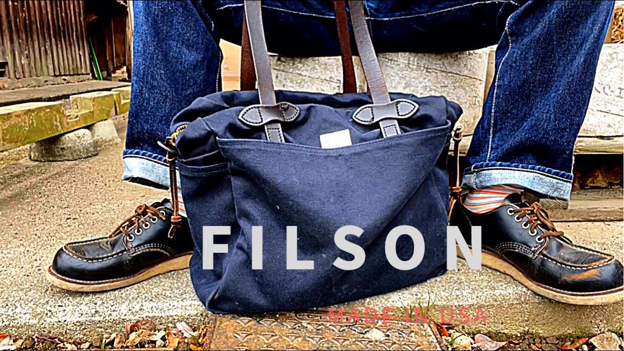 Let's talk about the Filson Canvas Tote Bag with Zipper! - YouTube