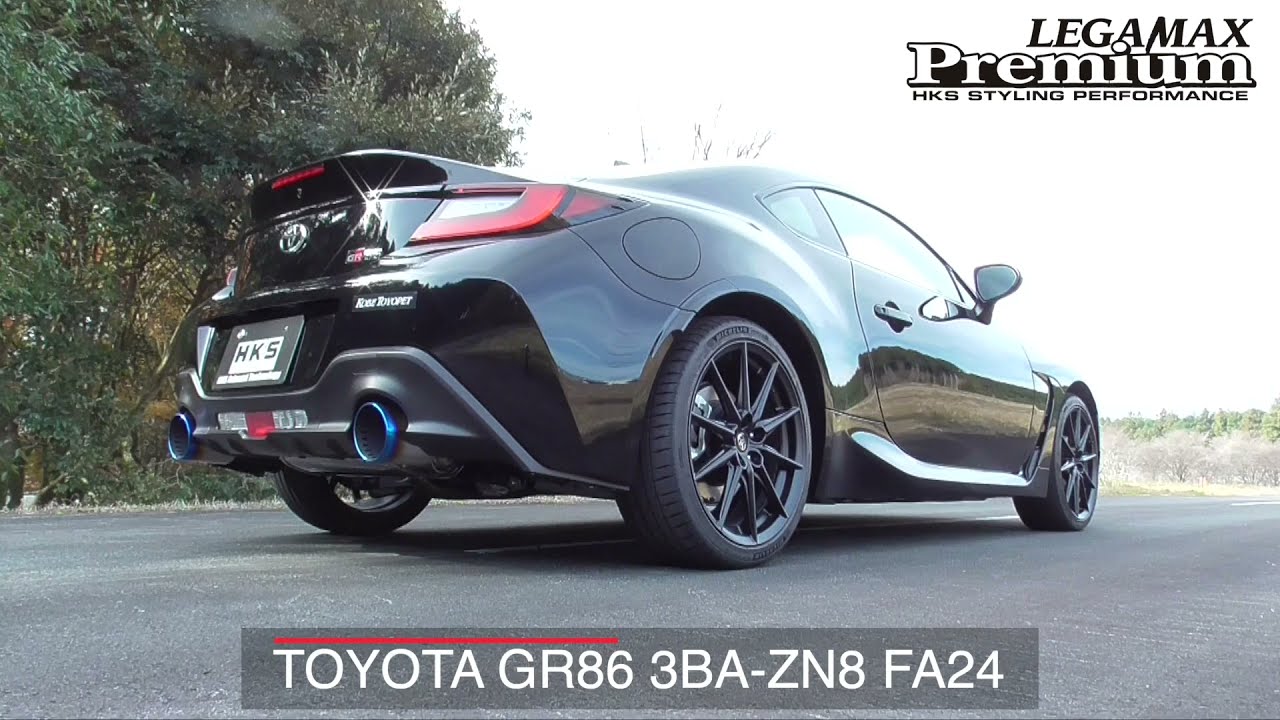 TOYOTA GR86 3BA-ZN8 FA24 HKS LEGAMAX Premium - YouTube