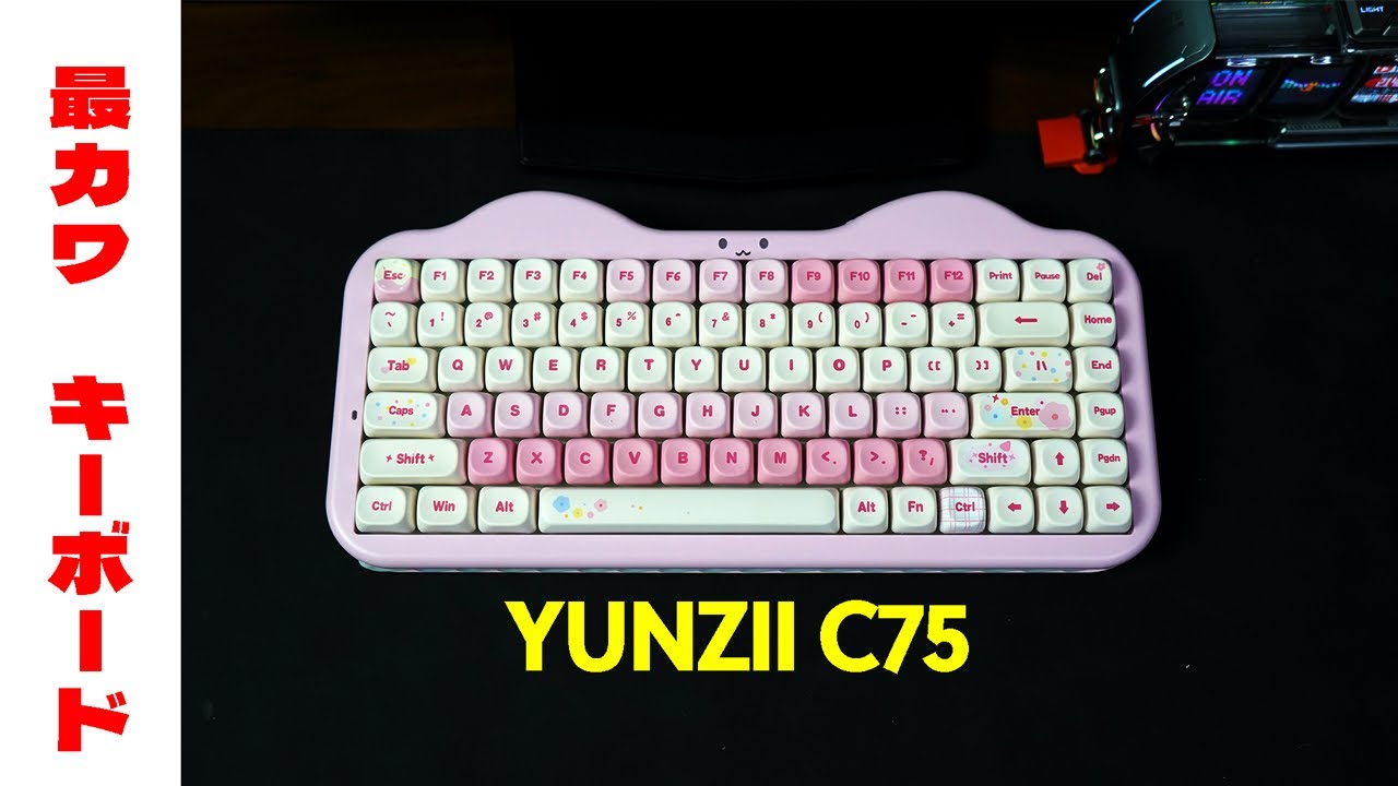 Max Cute] YUNZII C75 Review [Mechanical Keyboard] - YouTube