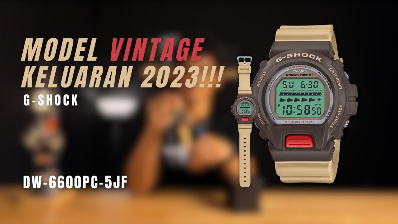 Baru release tapi design VINTAGE ?? | DW-6600PC-5JF - YouTube
