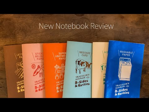 トラベラーズノート B-sides & Rarities！全種類試してみた