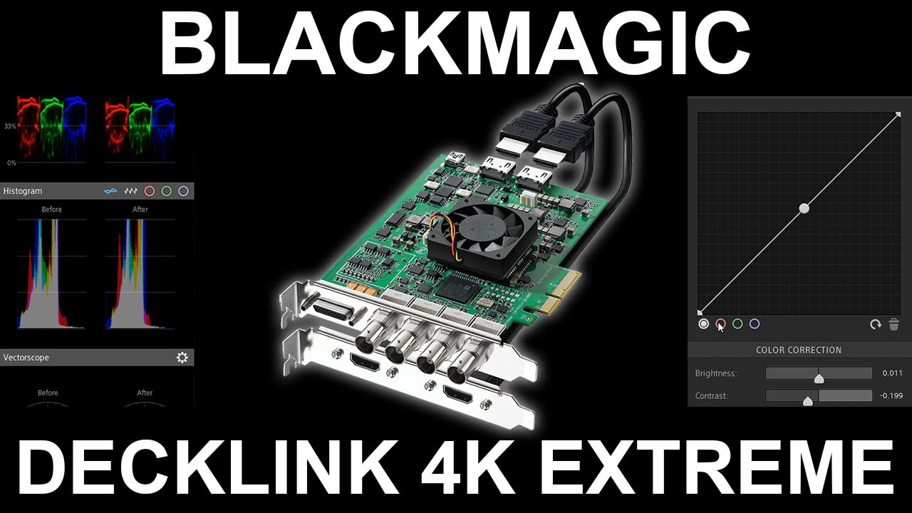 BlackMagic Decklink 4k Extreme - setup and first impressions - YouTube